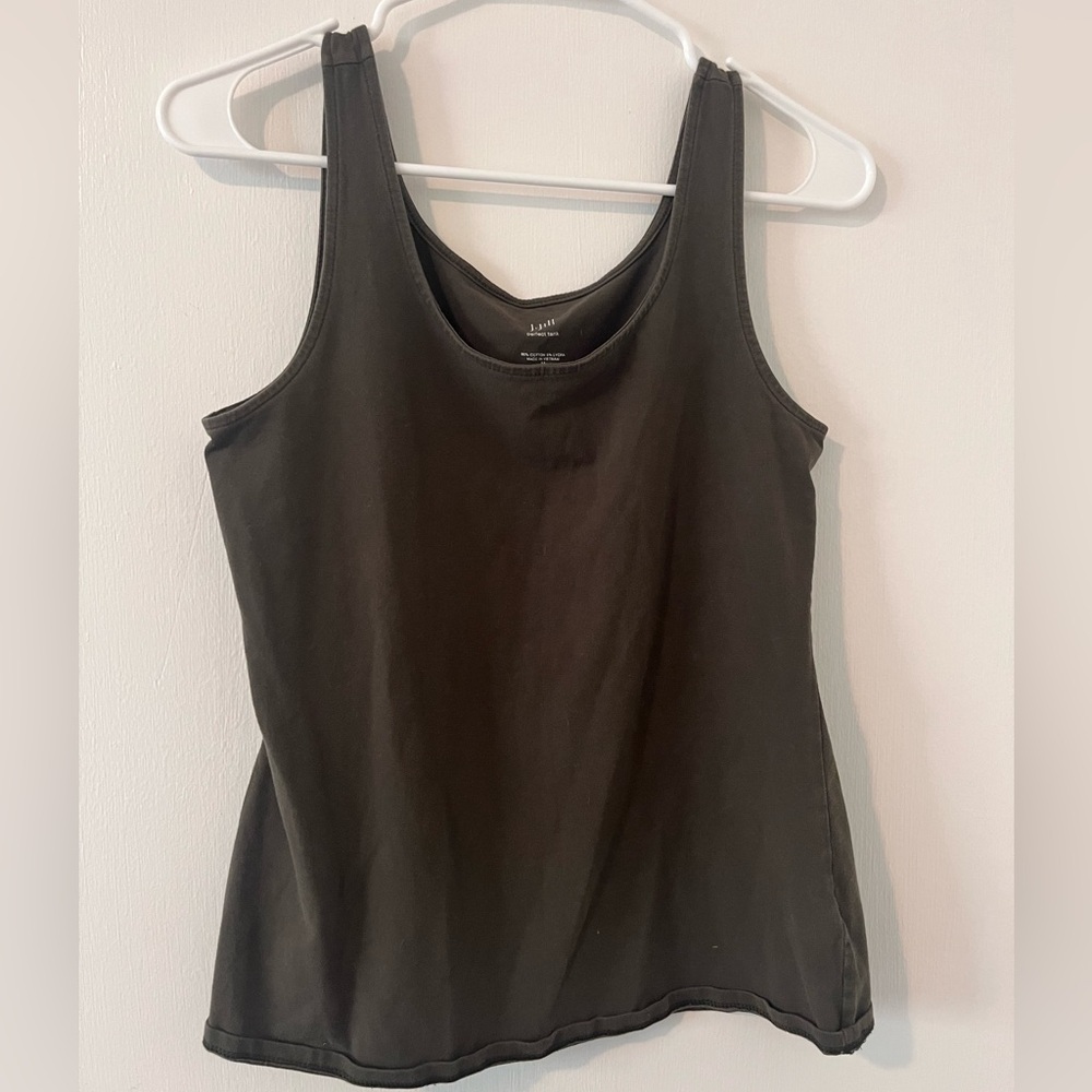 J Jill Perfect Tank Forest Green Medium